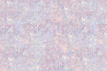 Vintage floral holographic vector pattern remix from artwork by William Morris