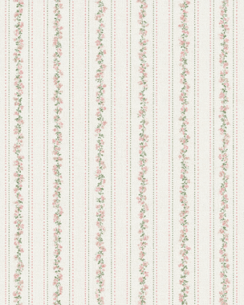 Vintage Floral Stripes Fabric Texture
