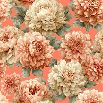 Vintage Floral Wallpaper Pattern