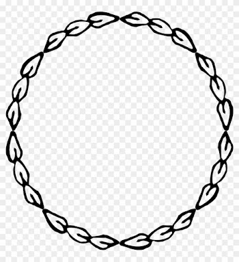 Vintage Floral Wreath Borders Image Transparent Download - Circle Border Clipart