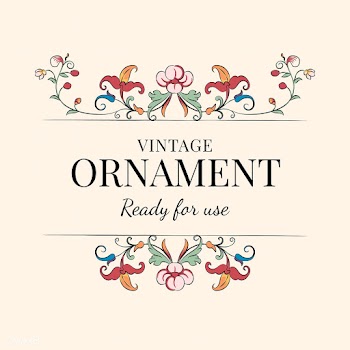 Vintage flourish ornament illustration | Free stock vector - 487256