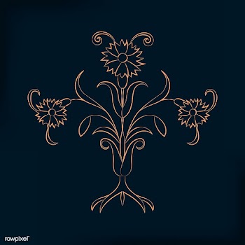 Vintage flourish ornament illustration | Free stock vector - 487258