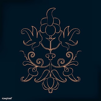 Vintage flourish ornament illustration | Free stock vector - 487314