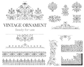 Vintage flourish ornament illustration | Free stock vector - 487326