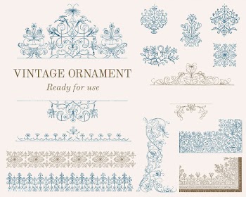 Vintage flourish ornament illustration | Free stock vector - 487335