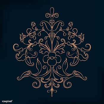 Vintage flourish ornament illustration | Free stock vector - 487338