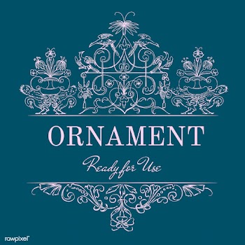 Vintage flourish ornament illustration | Free stock vector - 487346