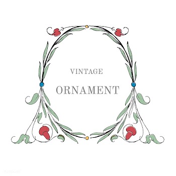 Vintage flourish ornament illustration | Free stock vector - 487356