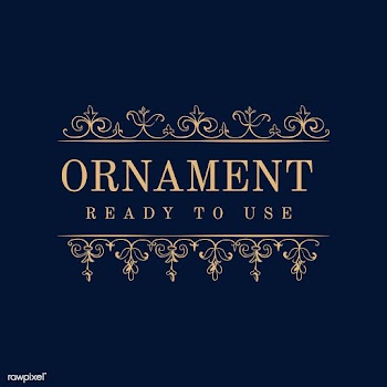 Vintage flourish ornament illustration | Free stock vector - 487366