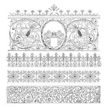 Vintage flourish ornament illustration | Free stock vector - 487383