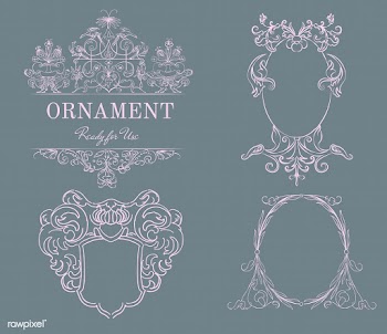 Vintage flourish ornament illustration | Free stock vector - 487388