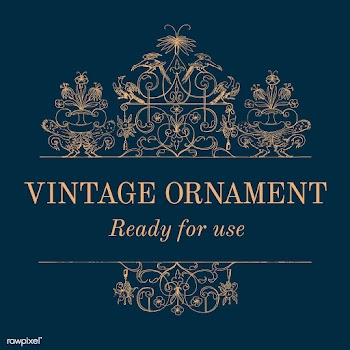 Vintage flourish ornament illustration | Free stock vector - 487400