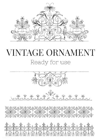 Vintage flourish ornament illustration | Free stock vector - 487443