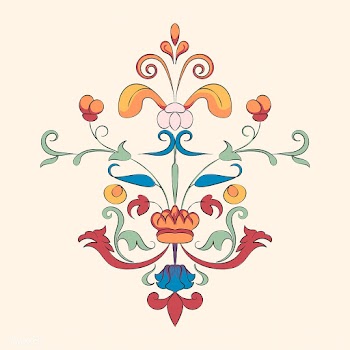 Vintage flourish ornament illustration | Free stock vector - 487445