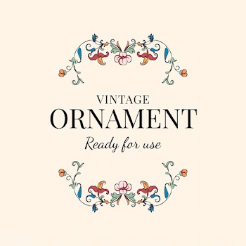 Vintage flourish ornament illustration | Free stock vector - 487451
