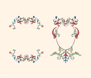 Vintage flourish ornament illustration | Free stock vector - 487459