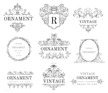 Vintage flourish ornament illustration | Free stock vector - 487463
