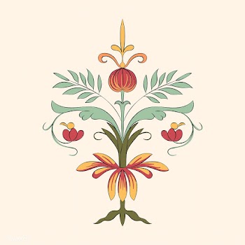 Vintage flourish ornament illustration | Free stock vector - 487473