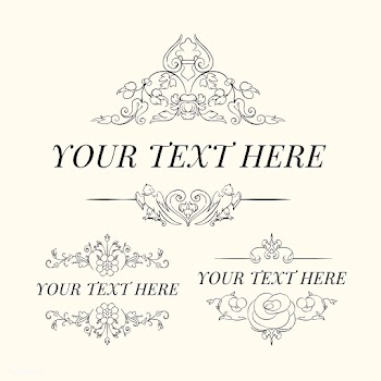 Vintage flourish ornament illustration set | Free stock vector - 504750