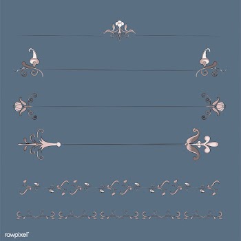Vintage flourish ornament illustration set | Free stock vector - 504790