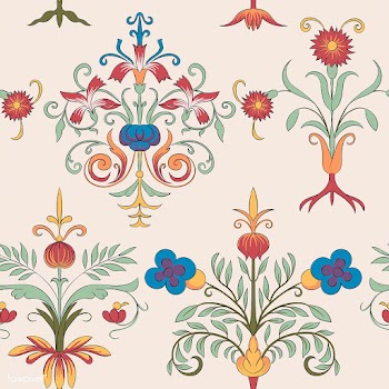 Vintage flourish pattern | Free stock vector - 487264