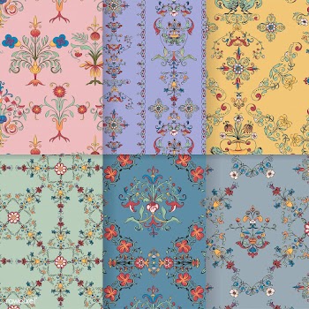 Vintage flourish pattern | Free stock vector - 487295