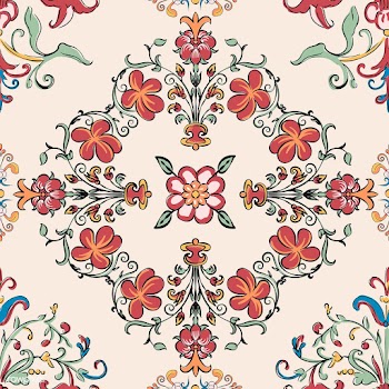 Vintage flourish pattern | Free stock vector - 487424