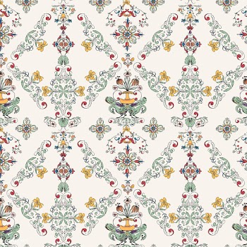 Vintage flourish pattern wallpaper | Free stock vector - 504687