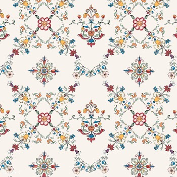 Vintage flourish pattern wallpaper | Free stock vector - 504755