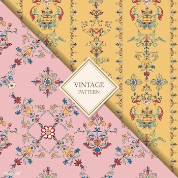 Vintage flourish patterns | Free stock vector - 487254
