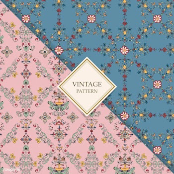 Vintage flourish patterns | Free stock vector - 487481
