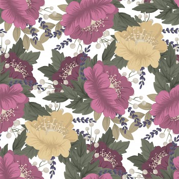 Vintage flower  seamless pattern Free Vector