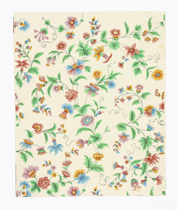 Vintage flower wallpaper (ca. 1800) | Free Photo - rawpixel