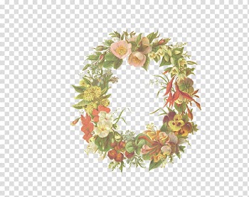 Vintage Flowers, floral wreath illustration transparent background PNG clipart