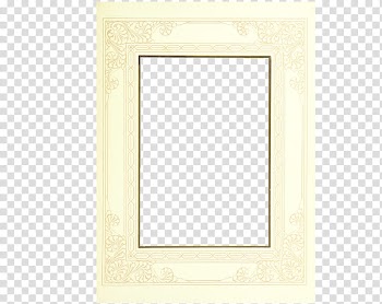 Vintage Flowers, rectangular white frame illustration transparent background PNG clipart
