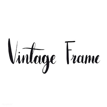 Vintage frame typography style vector | Free stock vector - 517818