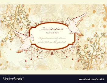 Vintage frame vector image