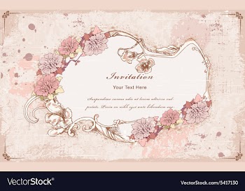 Vintage frame vector image