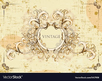 Vintage frame vector image