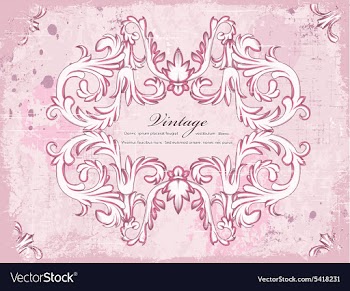 Vintage frame vector image
