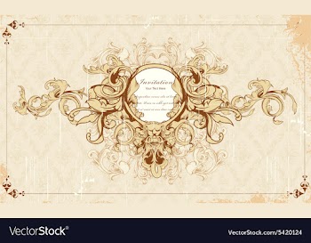 Vintage frame vector image