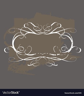 Vintage frame vector image