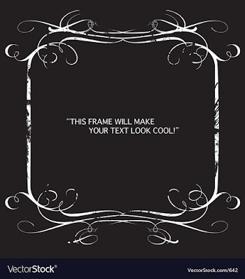 Vintage frame vector image