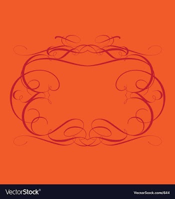 Vintage frame vector image