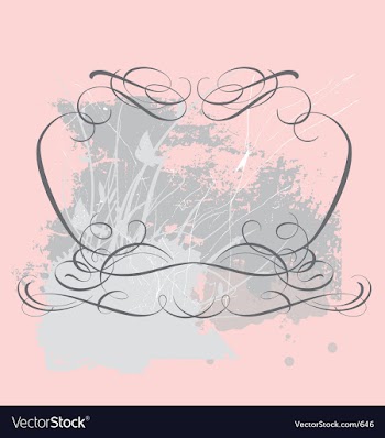 Vintage frame vector image