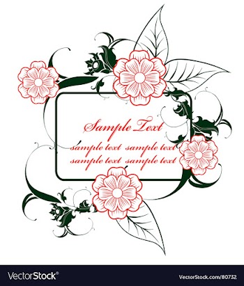 Vintage frame vector image