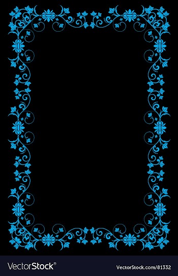 Vintage frame vector image