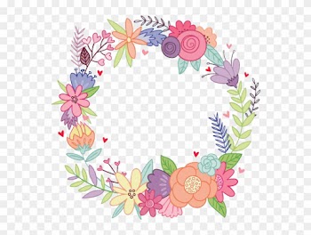 Vintage Frames, Watercolor Flowers, Png, Tatoos, Floral - Corona De Flores Png