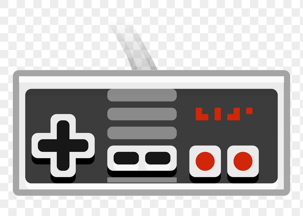 Vintage gamepad png sticker entertainment | Free PNG - rawpixel