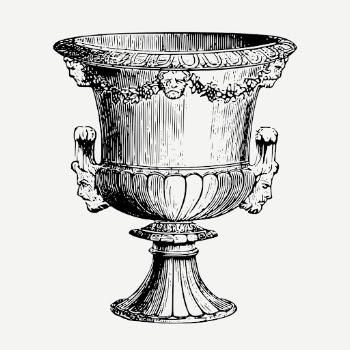 Vintage goblet, medieval object illustration | Free PSD Illustration - rawpixel